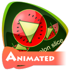 Watermelon slice icon