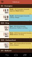 TTC Bus Schedule. Affiche