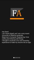 FaisalAlqadi Resume Plakat