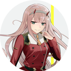 Wallpaper Darling Franxx FansArt أيقونة
