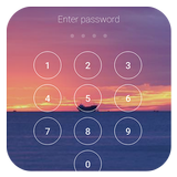 Lock screen with password icône