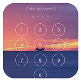 Lock screen with password Zeichen