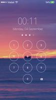 Lock screen with password Affiche