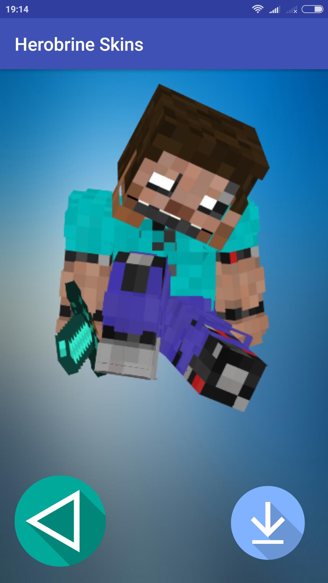 Android 用の Herobrine Skin For Minecraft Mcpe New Character Apk をダウンロード