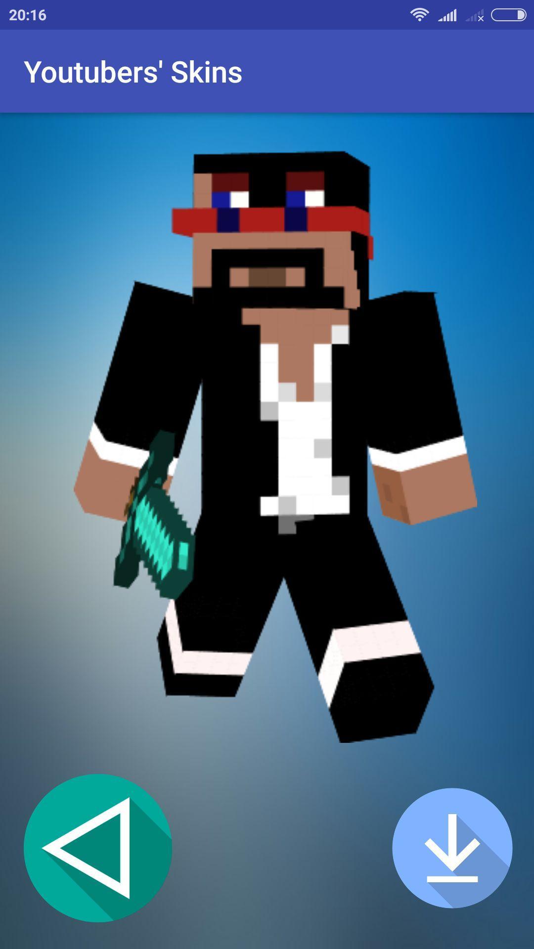 New Youtubers Skins For Minecraft Top Models For Android Apk