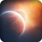 Space live wallpaper 3D icon