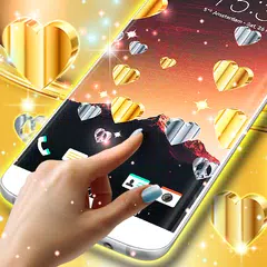 Falling Golden Hearts APK download