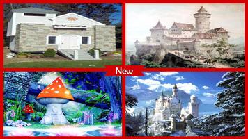 Cool Fairy Tale Castle Affiche