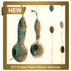 DIY Simple Paper Mache Maracas icône