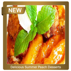 Delicious Summer Peach Desserts icône