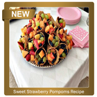 Sweet Strawberry Pompoms Recipe icono