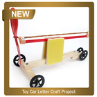 Toy Car Letter Craft Project Zeichen