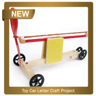 Toy Car Letter Craft Project آئیکن