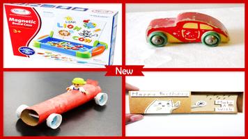 Toy Car Letter Craft Project پوسٹر