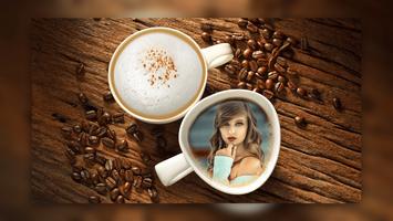 Coffee Cup Photo Frames Affiche