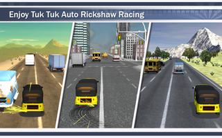 Tuk Tuk Auto Rickshaw Racing syot layar 1