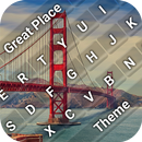 Tema de teclado de lugar famoso APK