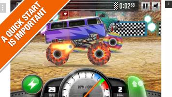 Racing Monster Trucks captura de pantalla 1
