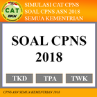 Soal TKD CAT CPNS 2018 Terlengkap Terbaru icon