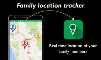 Family Location GPS Tracker पोस्टर