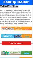 برنامه‌نما Family Dollar Digital Discount  Coupons عکس از صفحه