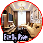 Family Room Design icône