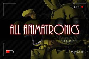 Animatronics from FNAF Affiche