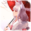 Fox Snow Anime Girl Live Wallpaper