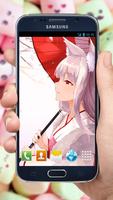 Fox Snow Anime Girl Live Wallpaper capture d'écran 1