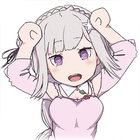 Fan Anime Live Wallpaper of Emilia (エミリア) آئیکن