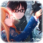 Fan Anime LWP of Kaori Miyazono & Kousei Arima icono