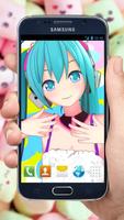 2 Schermata Anime Live Wallpaper of Hatsune Miku Dance