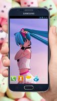 Emotional Anime Video Wallpaper of Hatsune Miku capture d'écran 2