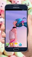 Emotional Anime Video Wallpaper of Hatsune Miku capture d'écran 3