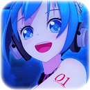 Anime Video Wallpaper of Hatsune Miku Happy Flight APK