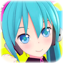 Anime Video Wallpaper of Hatsune Miku Party Time APK