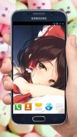 Fan Anime Live Wallpaper of Reimu Hakurei (博麗　霊夢) पोस्टर