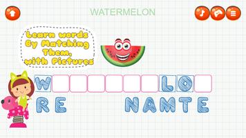 Fancy Fruit Vocabulary Game capture d'écran 3