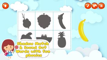 Fancy Fruit Vocabulary Game capture d'écran 1