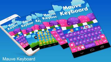 Mauve Keyboard Theme ảnh chụp màn hình 1