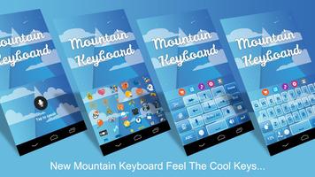 Mountain Keyboard Theme imagem de tela 1