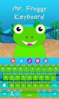 Mr. Froggy Keyboard Theme syot layar 3