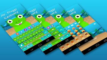 Mr. Froggy Keyboard Theme Affiche