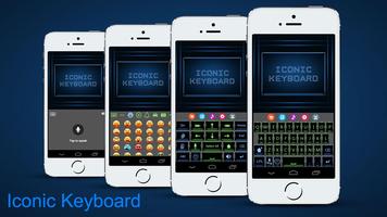 برنامه‌نما Iconic Keyboard Theme عکس از صفحه