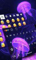 Jelly Fish FancyKeyboard Theme capture d'écran 2