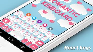 Romantic Keyboard Theme Affiche