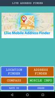 Live Mobile Address Finder Plakat