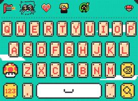Super Mario FancyKey Keyboard Affiche