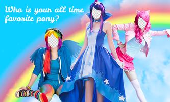 My Pony Costume Photo Montage постер