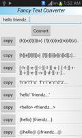 Fancy Text Styles Typing For Chatting تصوير الشاشة 1